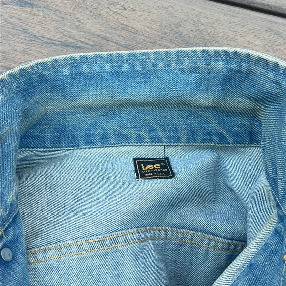 Vintage Lee Denim Trucker Jacket PATD 153438 Good Times! - Picture 13 of 14